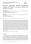 Precision Agriculture through Multispectral Imaging and Machine Learning for Paddy Field Health Assessment