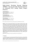 Multi-channel Prediction Residue Modeling (MPRM) Using Second Order Residual Statistics for Enhanced CFA Artifact Based Forgery Detection