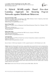 A Hybrid MAML-reptile Based Few-shot Learning Approach for Securing Fog-iot Networks against Maleficent Behaviors