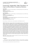 Forensically Interpretable Graph Descriptors for Improved Illicit Bitcoin Transaction Detection