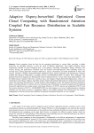 Adaptive Osprey-bowerbird Optimized Green Cloud Computing with Randomized Attention Coupled Fair Resource Distribution in Scalable Systems