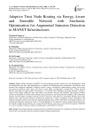 Adaptive Trust Node Routing via Energy-Aware and Steerable Network with Stochastic Optimization for Augmented Intrusion Detection in MANET Infrastructures