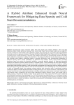 A Hybrid Attribute Enhanced Graph Neural Framework for Mitigating Data Sparsity and Cold Start Recommendations