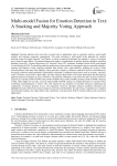 Multi-model Fusion for Emotion Detection in Text: A Stacking and Majority Voting Approach