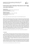 Federated Graph Attention Network for IoT Edge Anomaly Detection