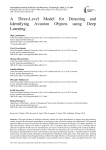 A Three-Level Model for Detecting and Identifying Aviation Objects using Deep Learning