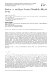 Review on Intelligent Security Models for Digital Twins