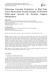 Enhancing Customer Experience in Real-Time Travel Reservation Systems through AI-Powered Multi-Agent Systems for Dynamic Support Optimization