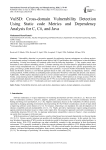 VulSD: Cross-domain Vulnerability Detection Using Static code Metrics and Dependency Analysis for C, C#, and Java
