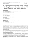 A Lightweight Convolutional Neural Network with Neighbourhood Attention and a 100-Category Dataset for Plant Disease Detection