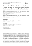 A Generalized Method for Constructing Graph-Logical Models of Non-Basic Fault-Tolerant Multiprocessor Systems via Model Combination