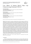 User Object of Interest Based Video Clip Extraction using Pretrained YOLOv7