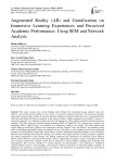 Augmented Reality (AR) and Gamification on Immersive Learning Experiences and Perceived Academic Performance: Using SEM and Network Analysis