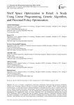 Shelf Space Optimization in Retail: A Study Using Linear Programming, Genetic Algorithm, and Proximal Policy Optimization