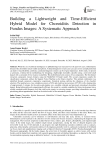 Building a Lightweight and Time-Efficient Hybrid Model for Choroiditis Detection in Fundus Images: A Systematic Approach