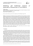 Modelling and Intellectual Analysis of Quantitative Characteristics of Air Pollution