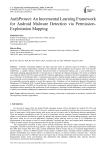 AuthProtect: An Incremental Learning Framework for Android Malware Detection via Permission-Exploitation Mapping
