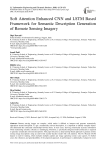 Soft Attention Enhanced CNN and LSTM Based Framework for Semantic Description Generation of Remote Sensing Imagery