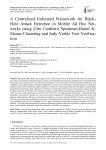 A Centralized Federated Framework for Black-Hole Attack Detection in Mobile Ad Hoc Net-works using Gini Canberra Spearman-Based K-Means Clustering and Judy-Verkle Tree Verification