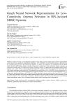 Graph Neural Network Representation for Low-Complexity Antenna Selection in RIS-Assisted MIMO Systems
