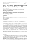 Secure and Efficient Image Encryption Scheme Based on Compressive Sensing and AES