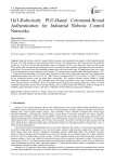 IIoT-RoboAuth: PUF-Based Command-Bound Authentication for Industrial Robotic Control Networks
