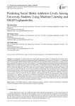 Predicting Social Media Addiction Levels Among University Students Using Machine Learning and SHAP Explainability