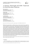 A Dynamic Dual-Graph GCN-GRU Framework for Stock Movement Prediction