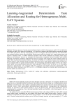 Learning-Augmented Deterministic Task Allocation and Routing for Heterogeneous Multi-UAV Systems