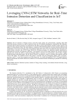 Leveraging CNN-LSTM Networks for Real-Time Intrusion Detection and Classification in IoT
