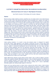 Electricity Consumption Forecasting for Households in Urban Areas