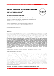 Online learning acceptance among employees in China