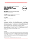 Practical analysis of building industrial clusters infrastructure in Hanoi Vietnam Practical analysis of building industrial clusters infrastructure in Hanoi Vietnam