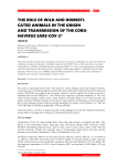 The role of wild and domesticated animals in the origin and transmission of the coronavirus SARS-CoV-2 The role of wild and domesticated animals in the origin and transmission of the coronavirus SARS-CoV-2