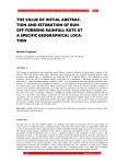 The value of initial abstraction and estimation of run-off-forming rainfall rate at a specific geographical location