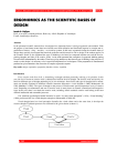 Ergonomics as the scientific bases of design