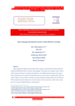 Sign Language Recognition System Using Machine Learning