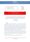 The role of communication media in preserving intangible cultural heritage in Algeria:  Challenges and Opportunities in the Digital Age