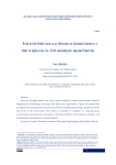 Work for the Public Good as an Alternative to Custodial Sentences: A Study in Light of Law No. 24-06 Amending the Algerian Penal Code
