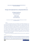The Impact of the Communication Process on Organizational Effectiveness