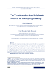 Transformation from Religious to Political. An Anthropological Study