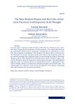 The New Women Project and the Crisis of Cultural Fission in Contemporary Arab Thought