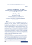 Priorities for strengthening Azerbaijan's economic security and sovereignty in the context of sustainable development