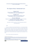 The Algerian Family: Fundamental Issues