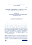 The Application of Artificial Intelligence in the Humanities and Social Sciences: Archaeology and History as a Case Study