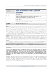 Digital Transformation: A Study of Application Requirements