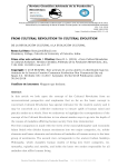From Cultural Revolution to Cultural Evolution