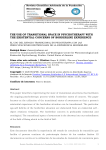 The use of transitional space in psychotherapy with the existential concerns of borderline experience