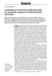 О влиянии структуры повестки дня на характер оценки политических акторов