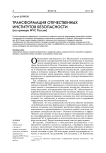 Трансформация отечественных институтов безопасности (на примере МЧС России)
